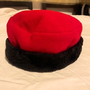 Lining warm holidays hat for baby unisex size  24 months color Red